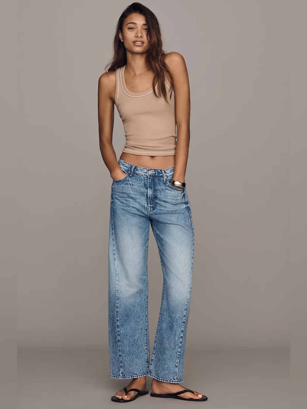 MOTHER Half Pipe Jeans in Wipeout